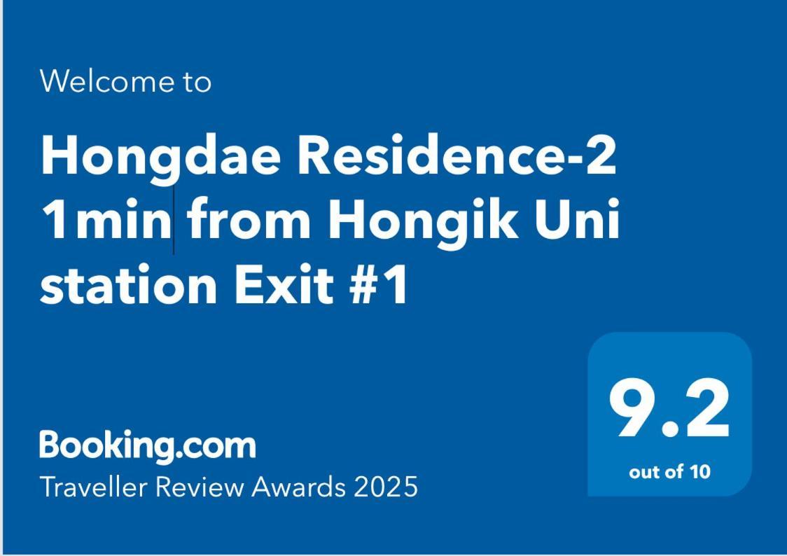 Hongdae Residence-2 1Min From Hongik Uni Station Exit #1 Сеул Екстериор снимка